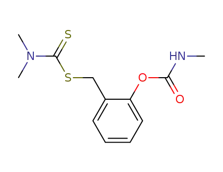 Molecular Structure of 22134-62-9 (2-{[(dimethylcarbamothioyl)sulfanyl]methyl}phenyl methylcarbamate)