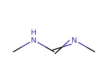 Molecular Structure of 67460-45-1 (Methanimidamide, N,N'-dimethyl-, (Z)-)