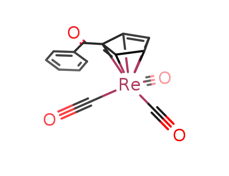 Molecular Structure of 12267-07-1 ((η5-C5H4(COPh))Re(CO)3)