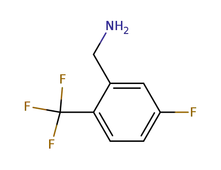 Molecular Structure of 231291-14-8 (5-Fluoro-2-(trifluoromethyl)benzylamine)