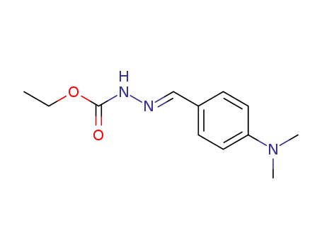 Molecular Structure of 6637-63-4 (ethyl N-[(4-dimethylaminophenyl)methylideneamino]carbamate)