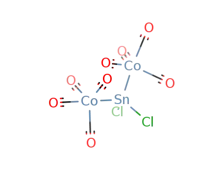Molecular Structure of 15492-24-7 (Cl<sub>2</sub>Sn{Co(CO)4}2)