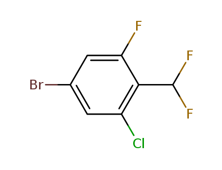 Benzene, 5-bromo-1-chloro-2-(difluoromethyl)-3-fluoro-