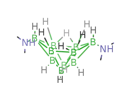 Molecular Structure of 128270-50-8 (6,9-(Me<sub>2</sub>NH)2B<sub>10</sub>H<sub>12</sub>)