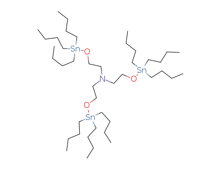 Molecular Structure of 188416-50-4 (tris(2-tri-n-butylstannoxyethyl)amine)