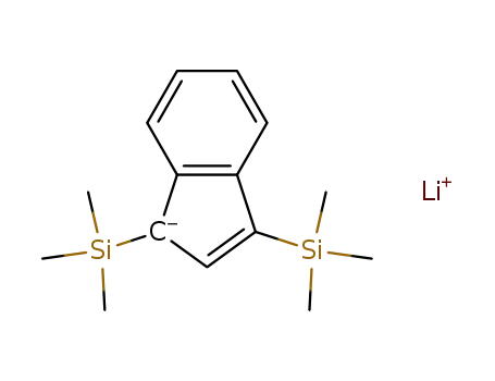 Molecular Structure of 56423-66-6 (Lithium, [1,3-bis(trimethylsilyl)-1H-inden-1-yl]-)