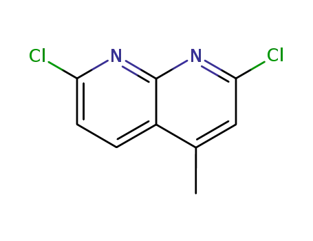 Molecular Structure of 58035-56-6 (2,7-dichloro-4-methyl-1,8-naphthyridine)