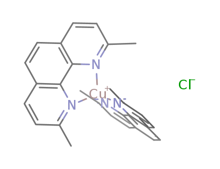 50831-25-9,Copper(I) neocuproine complex,[Cu(2,9-dimethyl-1,10-phenanthroline)2]Cl;[Cu(dmp)2]Cl;{Cu(dmp)2}Cl;Cu(2,9-dimethyl-1,10-phenanthroline)2Cl;