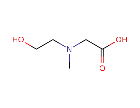 Molecular Structure of 26294-19-9 ((2-Hydroxyethyl)(methyl)aminoacetic acid)