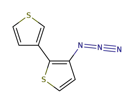 Molecular Structure of 82080-31-7 (2,3'-Bithiophene, 3-azido-)