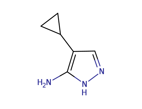 1H-Pyrazol-3-amine,4-cyclopropyl-