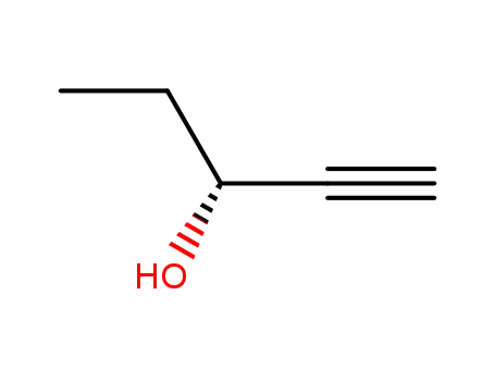 Molecular Structure of 3347-88-4 (1-Pentyn-3-ol, (R)-)