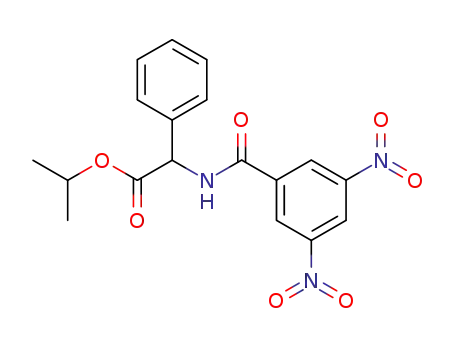 Benzeneacetic acid, a-[(3,5-dinitrobenzoyl)amino]-, 1-methylethyl ester