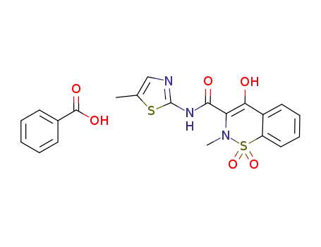 Molecular Structure of 1174325-83-7 (meloxicam benzoic acid)
