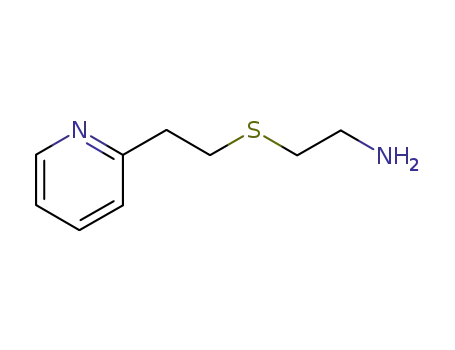 Molecular Structure of 80191-93-1 (Ethanamine, 2-[[2-(2-pyridinyl)ethyl]thio]-)