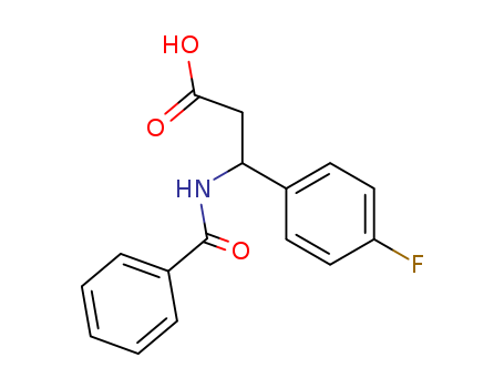 Benzenepropanoic acid, b-(benzoylamino)-4-fluoro-