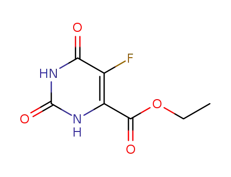 Molecular Structure of 132214-26-7 (ethyl 5-fluoroorotic acid)