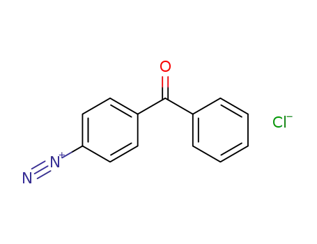 Molecular Structure of 3286-16-6 (Benzenediazonium, 4-benzoyl-, chloride)