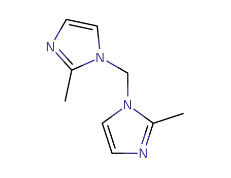 Molecular Structure of 111128-04-2 (1H-Imidazole, 1,1'-methylenebis[2-methyl-)