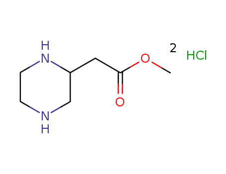 2-Piperazineaceticacid, methyl ester, hydrochloride (1:2) cas  394709-83-2