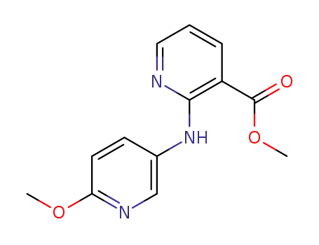 Molecular Structure of 1239165-03-7 (methyl 2-(6-methoxy-3-pyridinyl)aminonicotinate)
