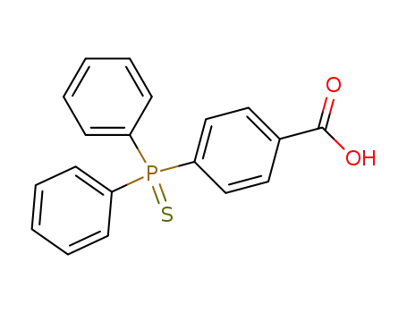 Benzoic acid, 4-(diphenylphosphinothioyl)-