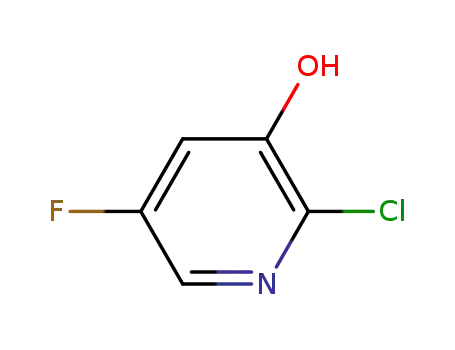 Molecular Structure of 884494-35-3 (2-CHLORO-5-FLUORO-3-HYDROXYPYRIDINE)