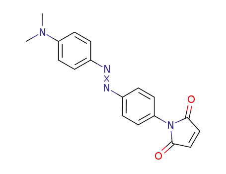 Molecular Structure of 87963-80-2 (4-DIMETHYLAMINOPHENYLAZOPHENYL-4'-MALEIM)