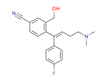 4-(E)-4-(dimethylamino)-1-(4-fluorophenyl)but-1-enyl-3-(hydroxymethyl)benzonitrile