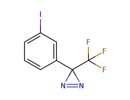 Molecular Structure of 81340-56-9 (3-(trifluoromethyl)-3-(3-iodophenyl)diazirine)