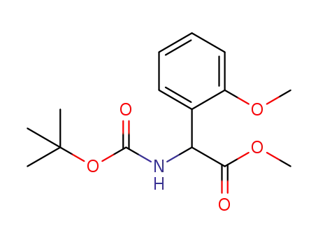 methyl 2-(N-tert-butoxycarbonylamino)-2-(2-methoxylphenyl)acetate