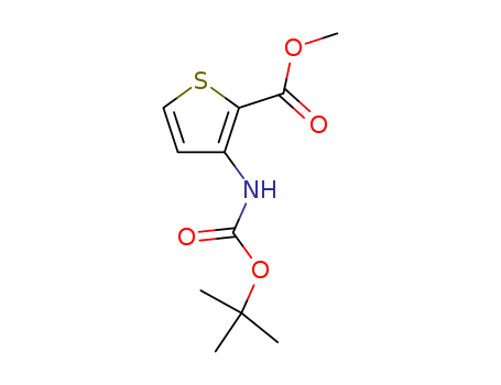 Methyl 3-[(tert-butoxycarbonyl)amino]thiophene-2-carboxylate