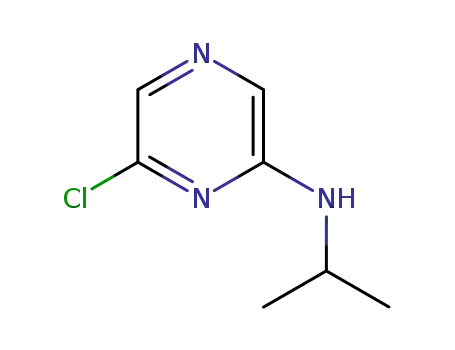 Molecular Structure of 951884-00-7 ((6-chloropyrazin-2-yl)isopropylamine)