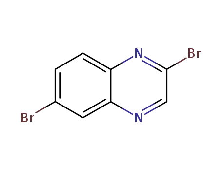Molecular Structure of 175858-10-3 (2,6-Dibromoquinoxaline)