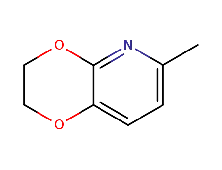 Molecular Structure of 129421-33-6 (1,4-Dioxino[2,3-b]pyridine, 2,3-dihydro-6-methyl-)