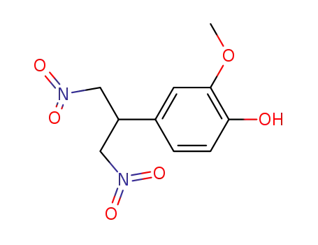Phenol, 2-methoxy-4-[2-nitro-1-(nitromethyl)ethyl]-