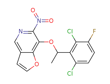 7-[1-(2,6-Dichloro-3-fluorophenyl)ethoxy]-6-nitrofuro[3,2-c]pyridine