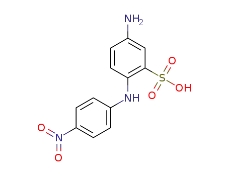 Molecular Structure of 118-87-6 (4-Nitro4-aminodiphenylamine4-sulfonicacid)