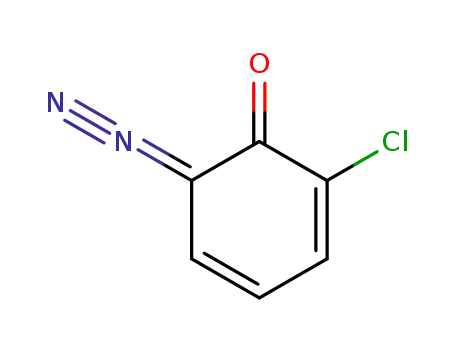 Molecular Structure of 89284-62-8 (2,4-Cyclohexadien-1-one,  2-chloro-6-diazo-)