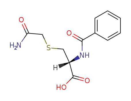 Alanine,N-benzoyl-3-[(carbamoylmethyl)thio]-, L- (8CI) cas  5457-54-5