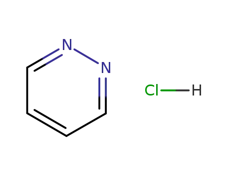 Molecular Structure of 6164-80-3 (Pyridazine hydrochloride)
