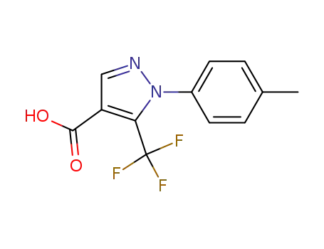 1-(4-Methylphenyl)-5-(trifluoromethyl)-1H-pyrazole-4-carboxylic acid