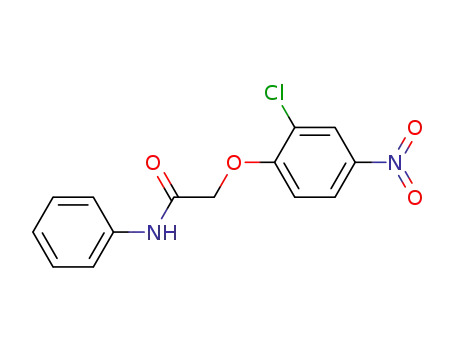 Molecular Structure of 31191-22-7 (2-(2-chloro-4-nitrophenoxy)-N-phenylacetamide)