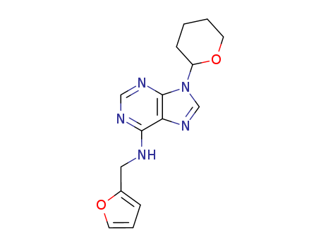N-(2-Furanylmethyl)-9-(tetrahydro-2H-pyran-2-yl)-9H-purin-6-amine