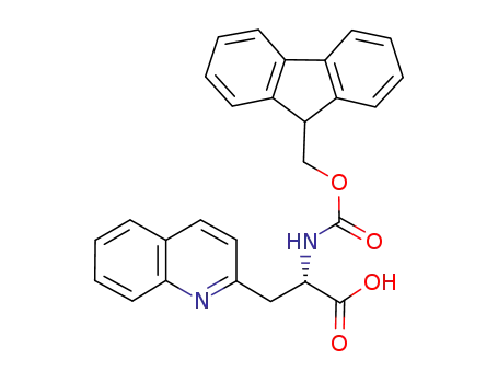 Molecular Structure of 401514-70-3 (FMOC-3-(2-CHINOLYL)-DL-ALA-OH)