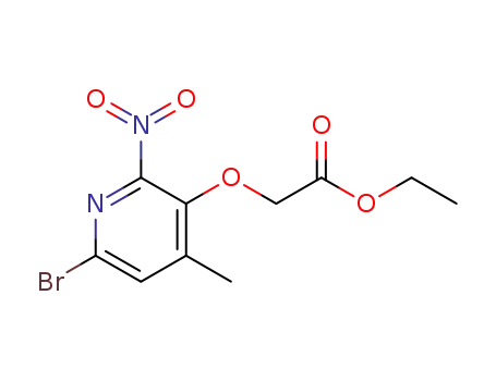 ethyl [(6-bromo-4-methyl-2-nitropyridin-3-yl)oxy]acetate