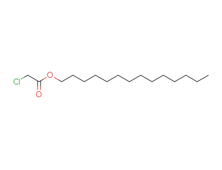 Molecular Structure of 18277-86-6 (Acetic acid, chloro-, tetradecyl ester)