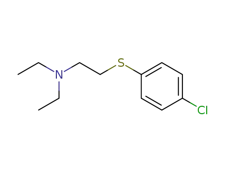 Molecular Structure of 14214-33-6 (2-(4-chlorophenylthio)triethylamine)