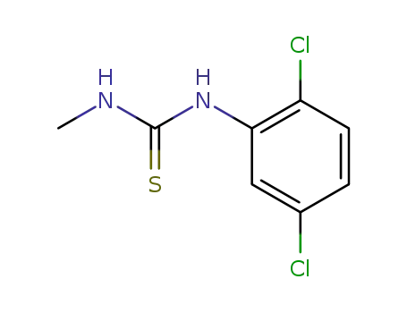 Molecular Structure of 30954-76-8 (Thiourea, N-(2,5-dichlorophenyl)-N'-methyl-)