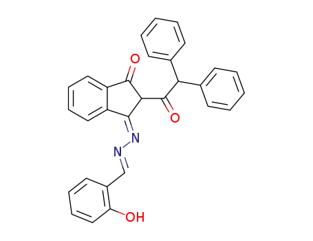 2-diphenylacetyl-indan-1,3-dione-1-salicylidenehydrazone